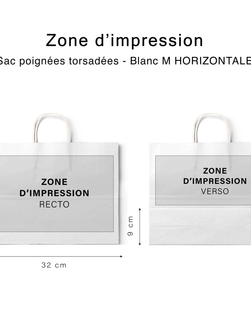 Bolso asa trenzada blanco - Blanco M HORIZONTAL