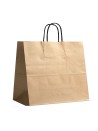 Bolso con asa retorcida - Blanco M HORIZONTAL sin botones de presión