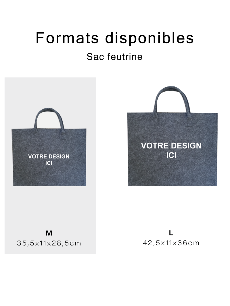 GRENOBLE Bag – Grey – M (35.5x11x28.5 cm)