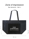 Tragetasche NICE Schwarz L (58x24x35 cm)