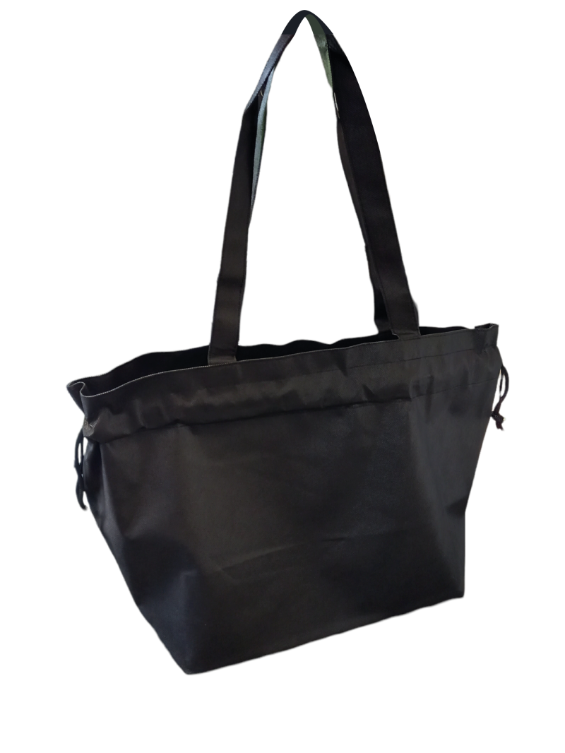 Bolsa de tejido no tejido modelo Baluchon – Negro L, sin impresión