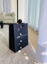 Luxury paper bags - Black S - Drawstring handles