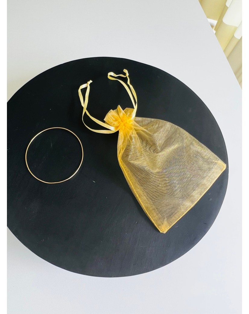 Organza-Tasche - Vergoldet S