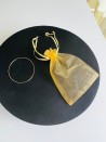 Organza-Tasche - Vergoldet S