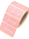 Étiquette autocollante rectangulaire personnalisée - Impression de qualité supérieure