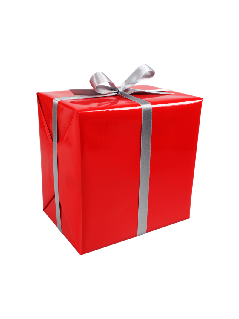 Geschenkpapierrolle Rot