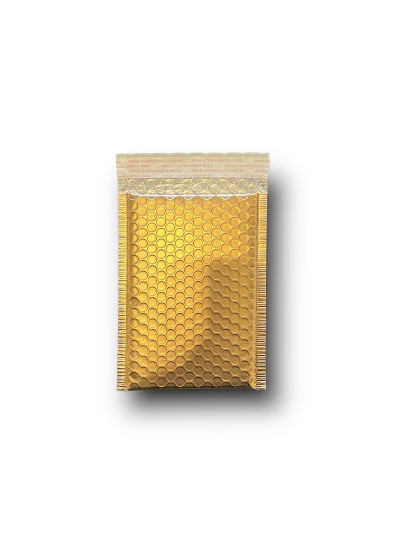 Enveloppes à bulles - Gold Mat taille S