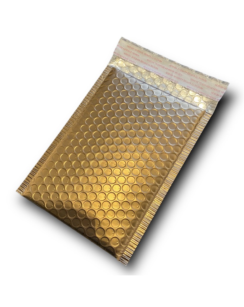 Enveloppes à bulles - Gold Mat taille S