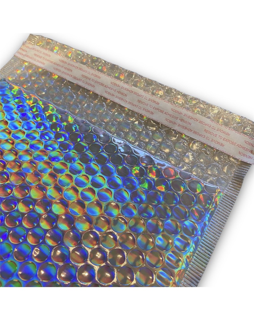 Metallic Bubbel Envelop - Laser Silver M