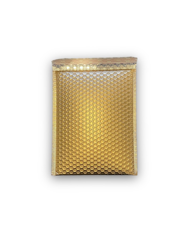 Metallic Bubbel Envelop - Mat Goud M