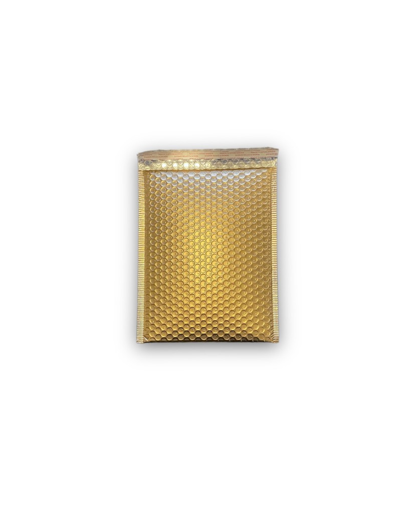 Metallic Bubbel Envelop - Mat Goud M