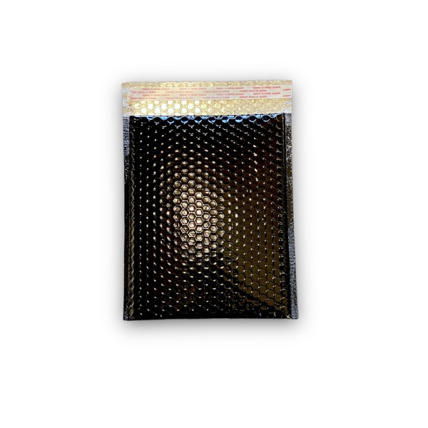 Sobres con burbujas - Negro Brillante tamaño M