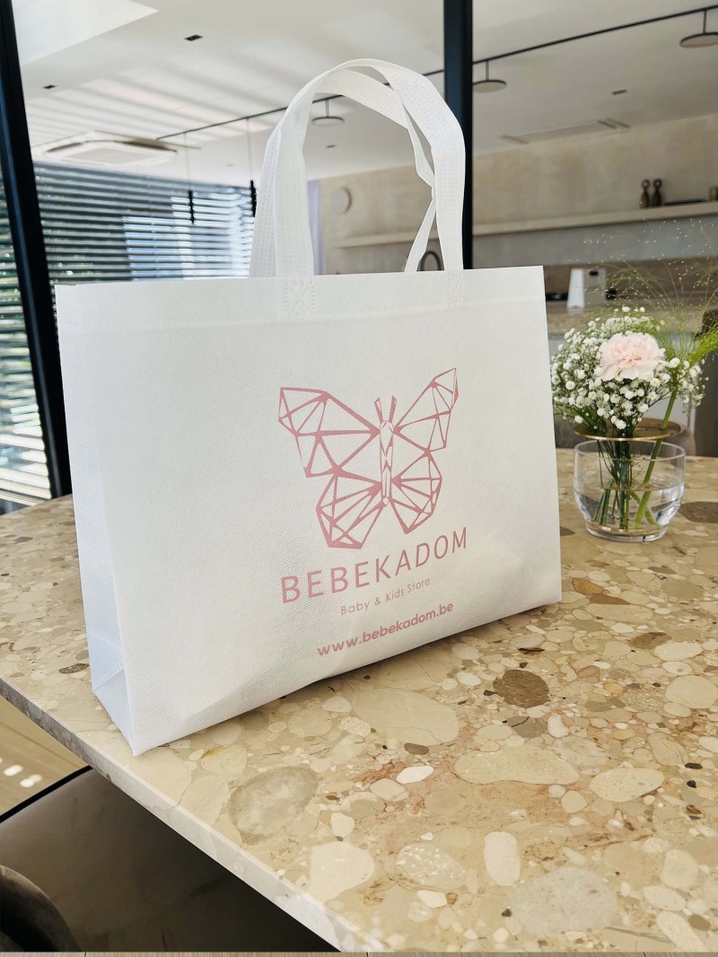 Günstige und umweltfreundliche personalisierte weiße Stofftasche