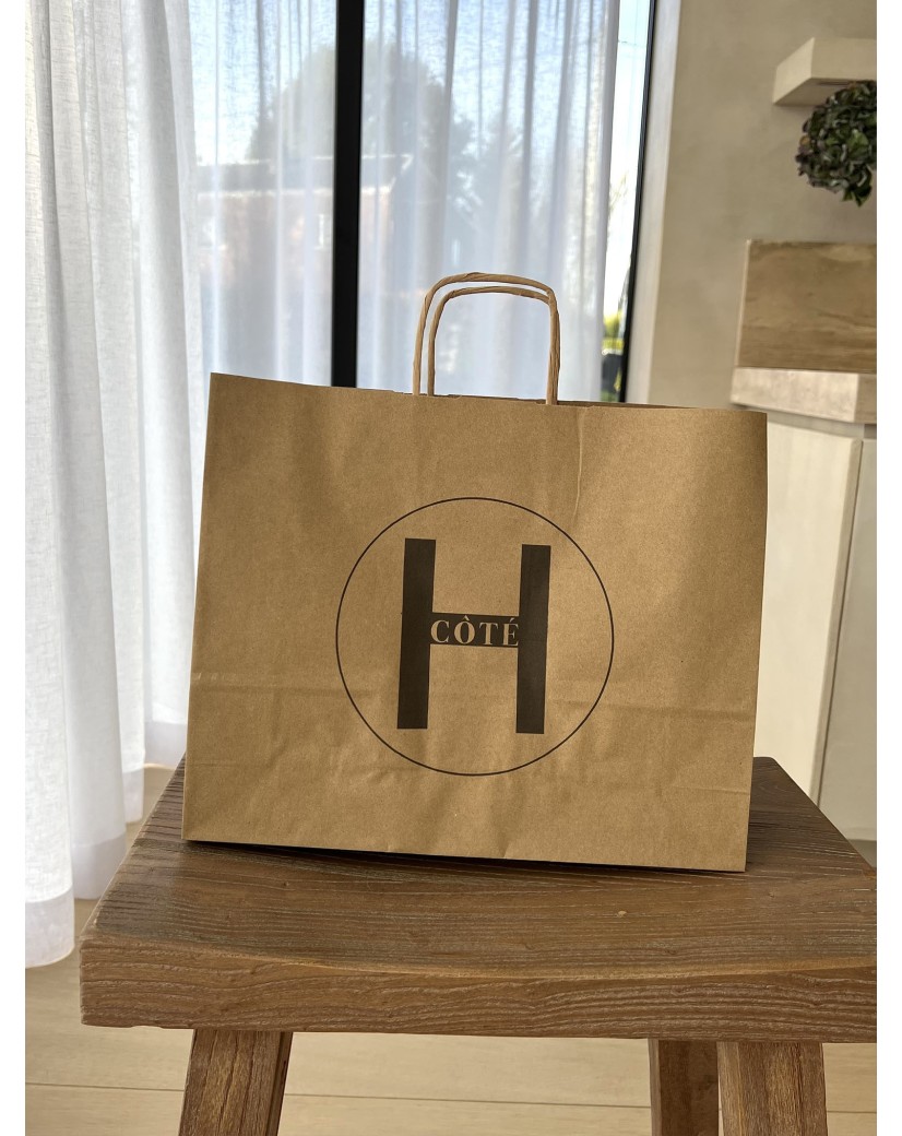Sac Kraft XL Torsadé – Grand Format, Forte Présence Visuelle