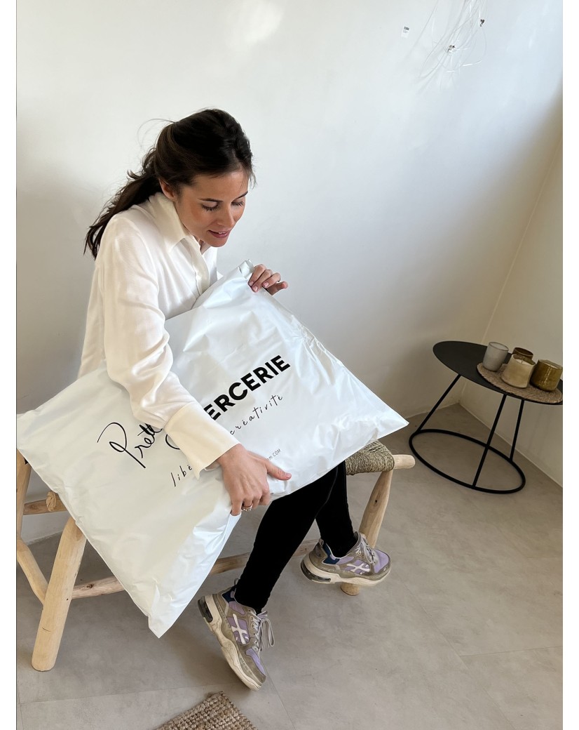 Pochette Eshop - Blanc XL (70x55cm)