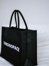 Schwarze Jutebeutel mit Ihrem Logo personalisiert - Jetzt bestellen
