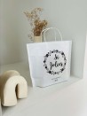 BOOT PAPIEREN TAS - WIT M (45x14x35cm)