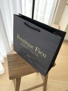 Luxe papieren tas - Zwart L