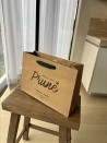 Luxury paper bags - Kraft M - Ribbon handles