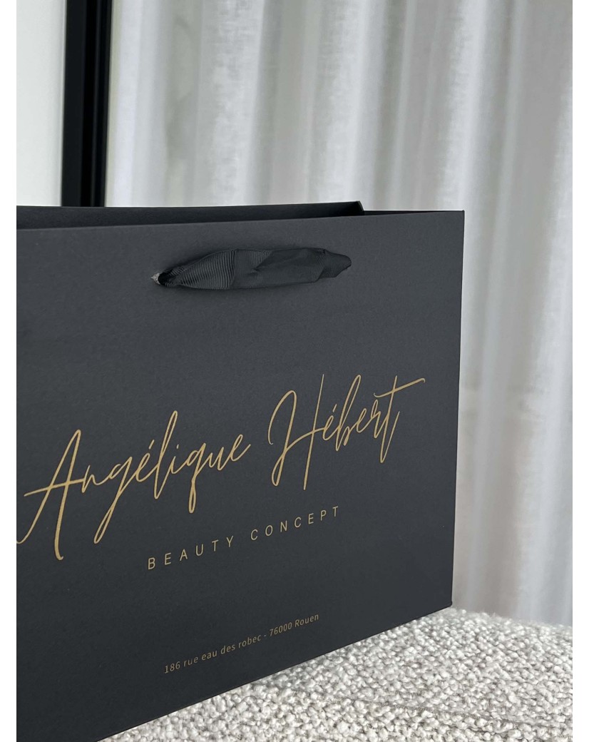 Bolsa de papel de lujo – Negro – M (35x12x25 cm)