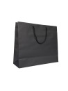 Sac papier Noir poignée Cordelette Noir