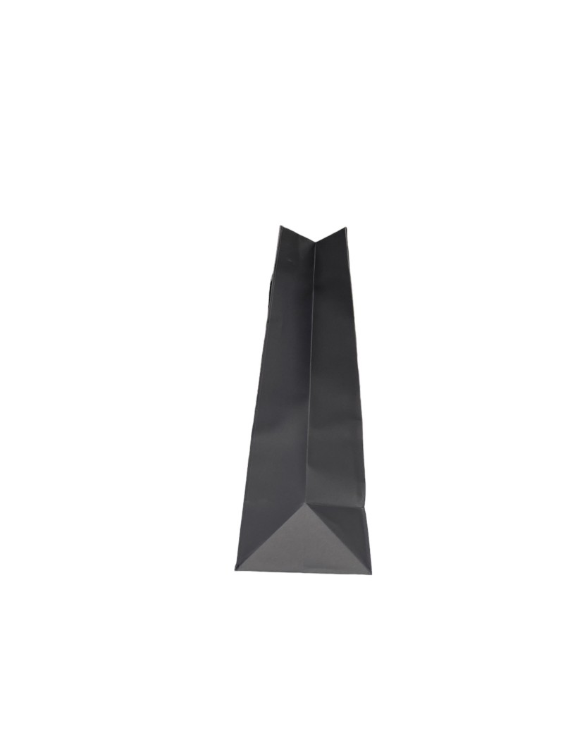 Sac papier Noir poignée Cordelette Noir