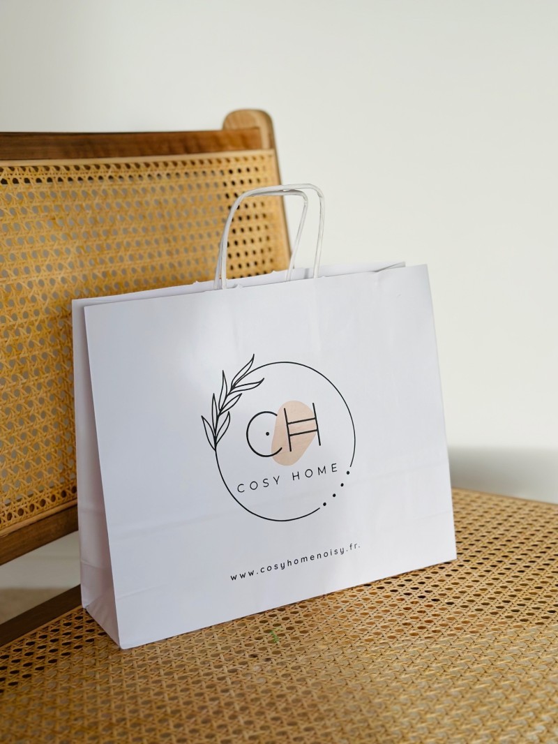 Bolsos de asas retorcidas - Blanco M HORIZONTAL