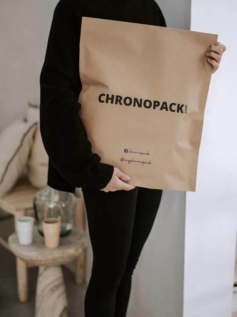Customized ecological envelopes in recycled kraft - Order now