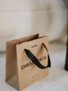 Luxury paper bags - Kraft XS - Ribbon handles