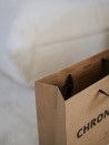 Luxury paper bags - Kraft M - Ribbon handles