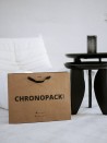 Luxury paper bags - Kraft L - Ribbon handles
