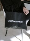 Sac tissu noir personnalisé pas cher et respectueux de l'environnement