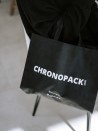 Bolsa de tela negra personalizada, barata y ecológica