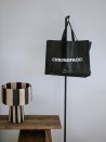 Cheap and eco-friendly personalized black fabric bag