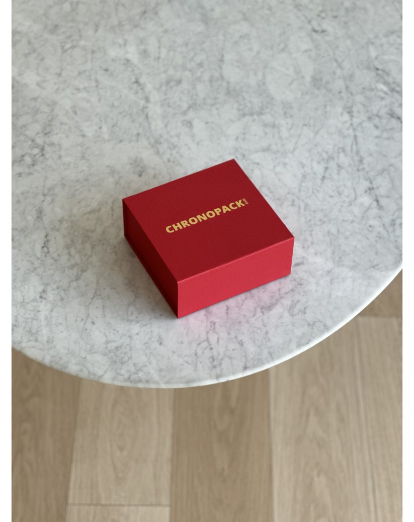 Magnetbox - Ihr Logo heiß geprägt - S
