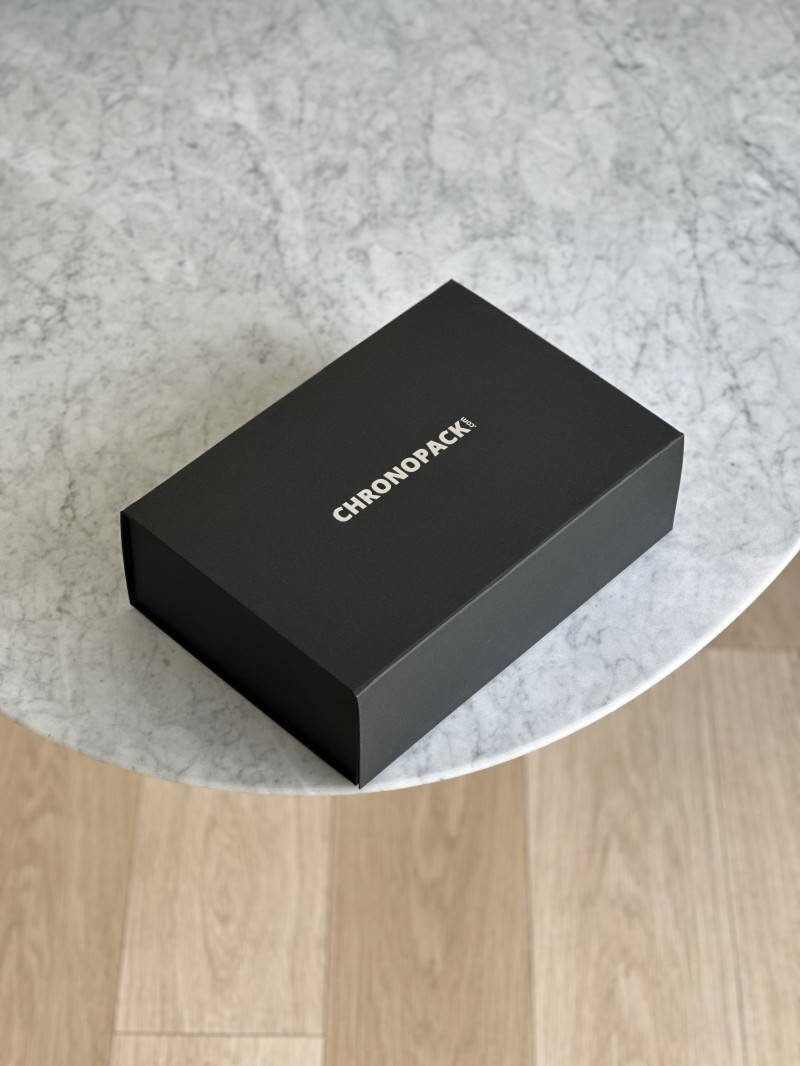 Magnetic box - Your logo hot stamped - L