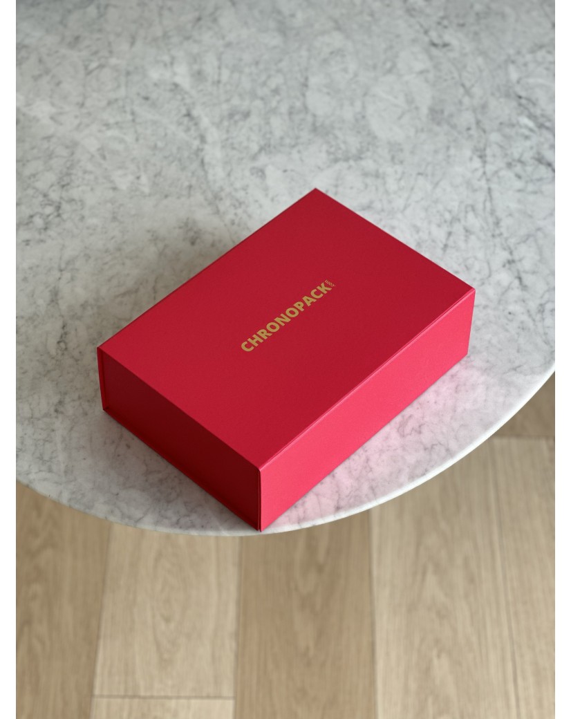 Magnetic box - Your logo hot stamped - L