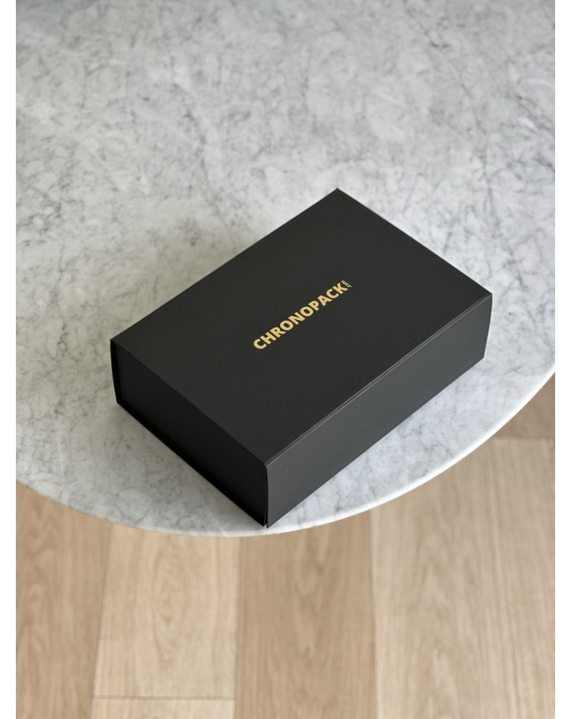 Magnetic box - Your logo hot stamped - L