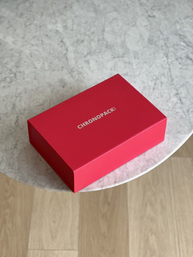 Magnetic box - Your logo hot stamped - L