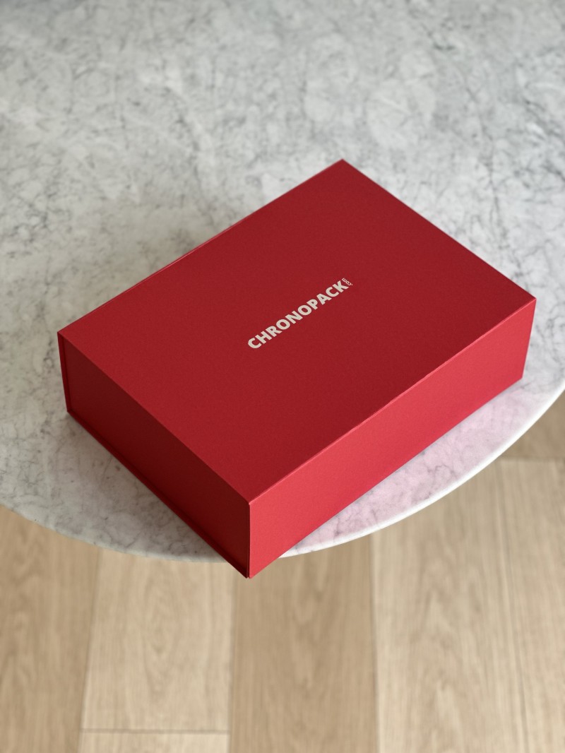 Magnetbox - Ihr Logo heiß geprägt - L