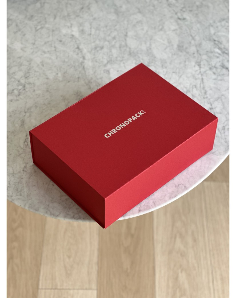 Magnetbox - Ihr Logo heiß geprägt - L