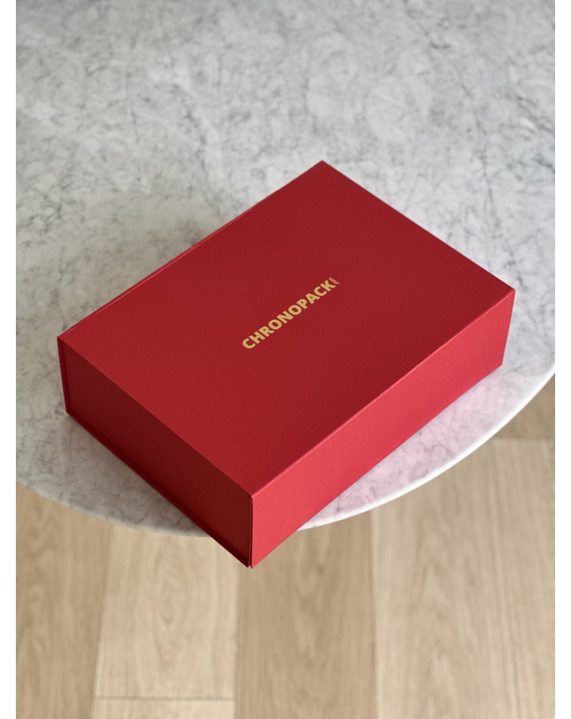 Magnetbox - Ihr Logo heiß geprägt - L