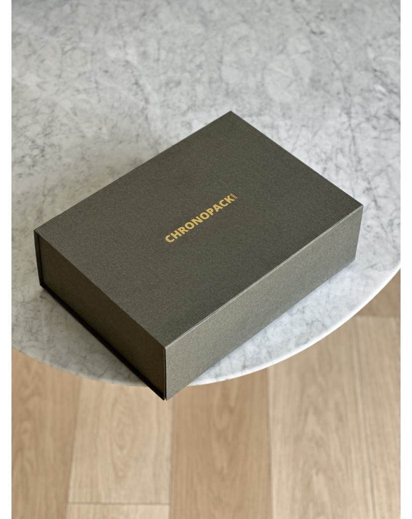 Magnetbox - Ihr Logo heiß geprägt - L