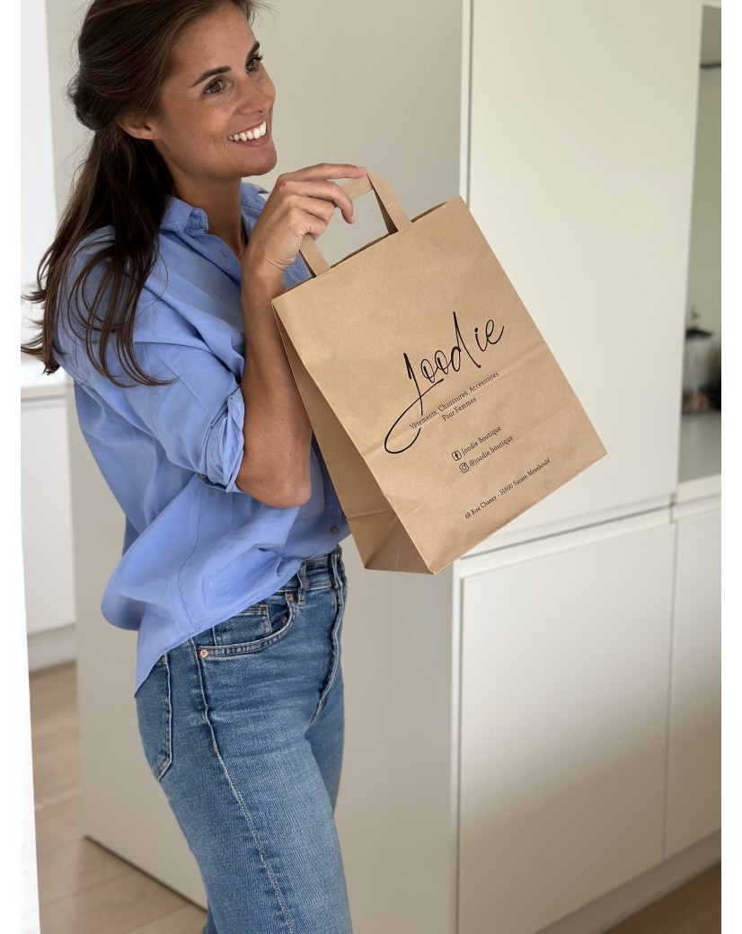 Sac Kraft M Poignées Plates – Taille Idéale, Impact Assuré