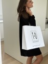 Sac Kraft Blanc L Horizontal – Large, Pratique Et Personnalisable