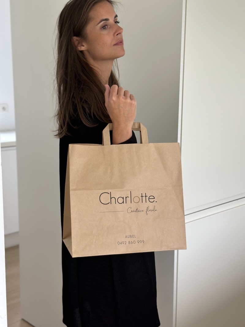 Chronopack Sac poignées plates kraft XL