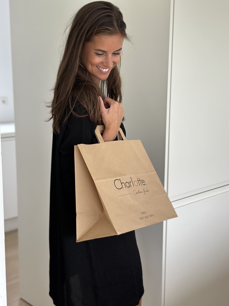 Chronopack Sac poignées plates kraft XL