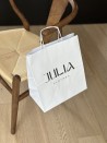Tas met gedraaid handvat - Wit VIERKANT M (30,5x17x34cm)
