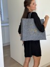 Bolso GRENOBLE – Gris – L (42,5x11x36 cm)
