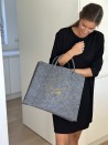 Bolso GRENOBLE – Gris – L (42,5x11x36 cm)